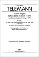 Meine Augen sehen stets zu dem Herrn, TVWV 1:1093/1