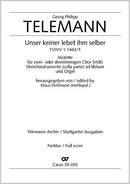 Unser keiner lebet ihm selber, TVWV 1:1443/1