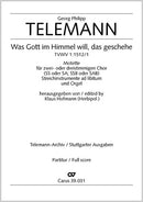 Was Gott im Himmel will, das geschehe, TVWV 1:1512/1