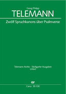 Zwölf Spruchkanons (Score)