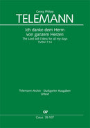 Ich danke dem Herrn vom ganzen Herzen, TVWV 7:14 (Score)