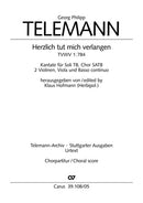 Herzlich tut mich verlangen, TVWV 1:784（合唱楽譜）