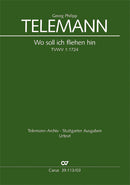 Wo soll ich fliehen hin, TVWV 1:1724（ヴォーカル・スコア）