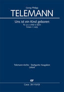 Uns ist ein Kind geboren, TVWV 1:1452（ヴォーカル・スコア）