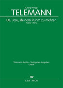 Da, Jesu, deinen Ruhm zu mehren, TVWV 1:531a (Score)