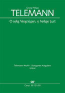 O selig Vergnügen, o heilige Lust, TVWV 1:1212（ヴォーカル・スコア）