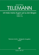 Ich hebe meine Augen auf zu den Bergen, TVWV 7:16 (Score)
