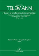 Daran ist erschienen die Liebe Gottes, TVWV 1:165 (Score)