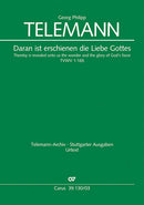 Daran ist erschienen die Liebe Gottes, TVWV 1:165（ヴォーカル・スコア）