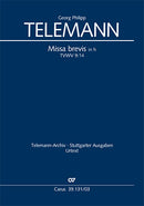 Missa brevis in h, TVWV 9:14（ヴォーカル・スコア）