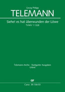 Siehe! es hat überwunden der Löwe, TVWV 1:1328（ヴォーカル・スコア）