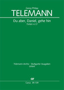 Du aber, Daniel, gehe hin, TVWV 4:17 (Score)
