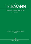 Du aber, Daniel, gehe hin, TVWV 4:17（ヴォーカル・スコア）