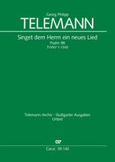 Singet dem Herrn ein neues Lied. Psalm 98, TVWV 1:1345 (Score)