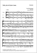 Siehe, das ist Gottes Lamm (I), TVWV 1:1318（合唱楽譜）