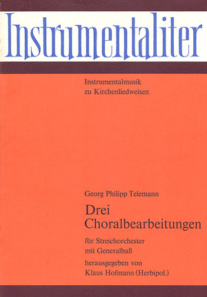 Drei Choralbearbeitungen (Score)