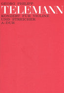 Konzert in A für Violine und Streicher, TVWV TWV 51:A3 (Score)