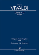 Gloria in D, RV 589（ヴォーカル・スコア、拡大文字版）