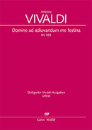 Domine ad adiuvandum me festina, RV 593 (Score)