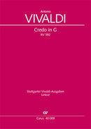 Credo in G, RV 592 (Score)