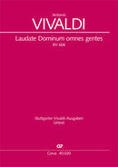 Laudate Dominum omnes gentes, RV 606 (Score)