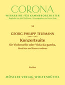 Konzertsuite D-Dur TWV 55:D6 (score)