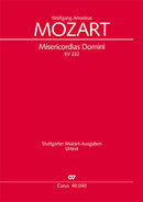 Misericordias Domini, KV 222 (205a) (Score)