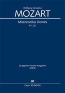 Misericordias Domini, KV 222 (205a)（ヴォーカル・スコア）