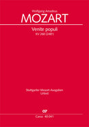 Venite populi, KV 260 (248a) (Score)