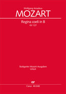Regina coeli in B, KV 127 (Score)