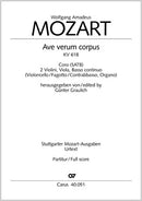 Ave verum corpus, KV 618 (Score)
