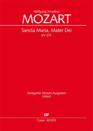 Sancta Maria, Mater Dei, KV 273 [score]