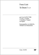 Te Deum I, S 27 (Score)