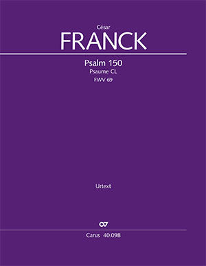 Psalm 150, FWV 69 (Score)