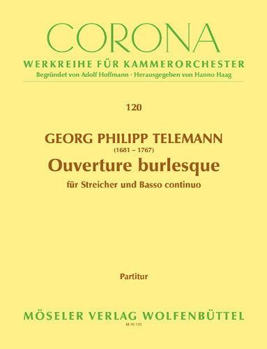 Ouverture burlesque B-Dur TWV 55:B8 (score)