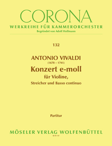 Konzert e-Moll P 109 (score)