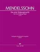 Die erste Walpurgisnacht, MWV D 3 (Score)