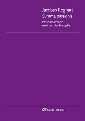 Summa passionis (Passionsharmonie) (Score)