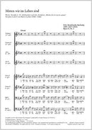 Mitten wir im Leben sind, MWV B 21