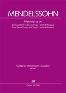 Hymne, Drei geistliche Lieder und Fuge (Score)