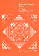 Christe, du Lamm Gottes, MWV A 5 (Score)