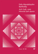Ach Gott, vom Himmel sieh darein, MWV A 13 (Score)