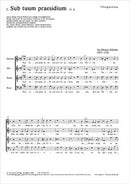 Sub tuum praesidium (I), ZWV 157, 1