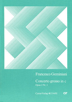 Concerto grosso in c, op. 2, 1 [score]
