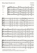 Missa Sancti Nicolai, Hob. XXII:6（合唱楽譜）