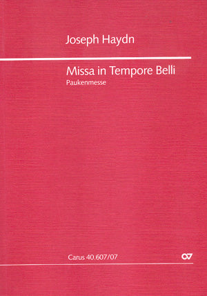 Missa in tempore belli, Hob. XXII:9（ポケットスコア）