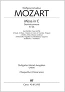 Missa in C, KV 66（合唱楽譜）