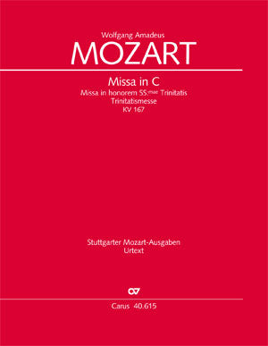 Missa in C, KV 167 [score]