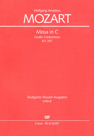 Missa in C, KV 257（ポケットスコア）