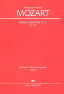 Missa solemnis in C, KV 337（ポケットスコア）